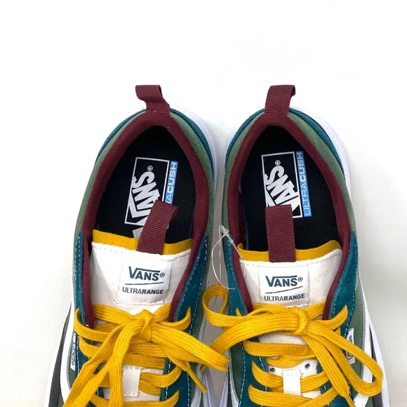 VANS UltraRange EXO Shoes Low Top Green Men’s Suede Size Sneakers VN0A4UWM60Q - Picture 5 of 9